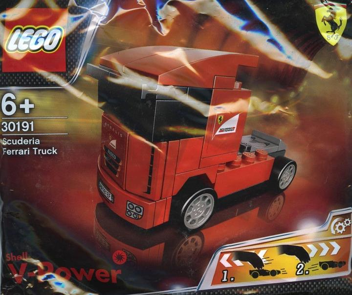Image du produit LEGO Speed Champions Scuderia Ferrari Truck Shell V-Power Polybag (30191)