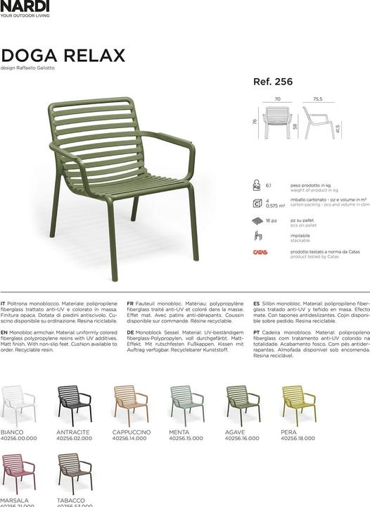 Produktbild Nardi Doga Relax
