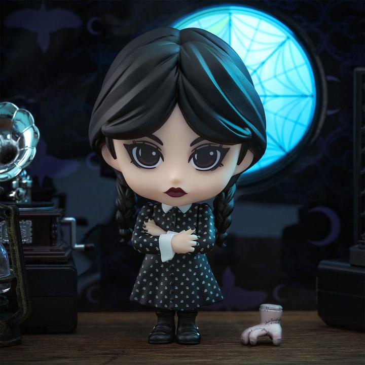 Produktbild Hot Toys Wednesday Cosbaby (S) Minifigur Wednesday Addams 11 cm