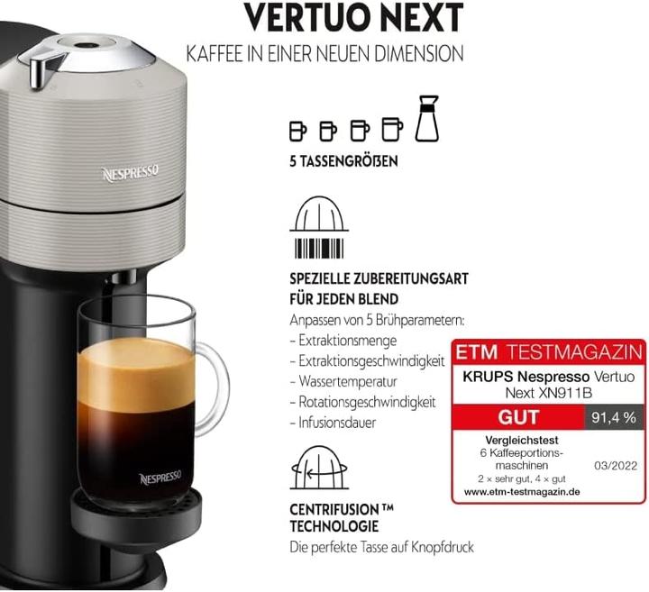 Productafbeelding Krups XN911B (NESPRESSO Vertuo)