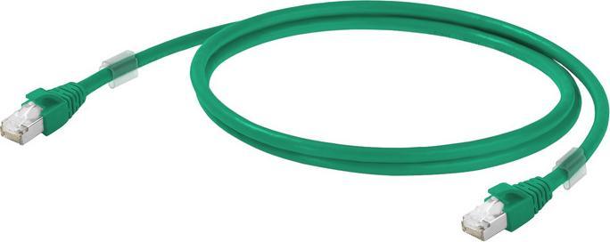 Actual product image Weidmüller IE-C6FP8LG0002M40M40-G (S/FTP, CAT6a, 0.20 m)