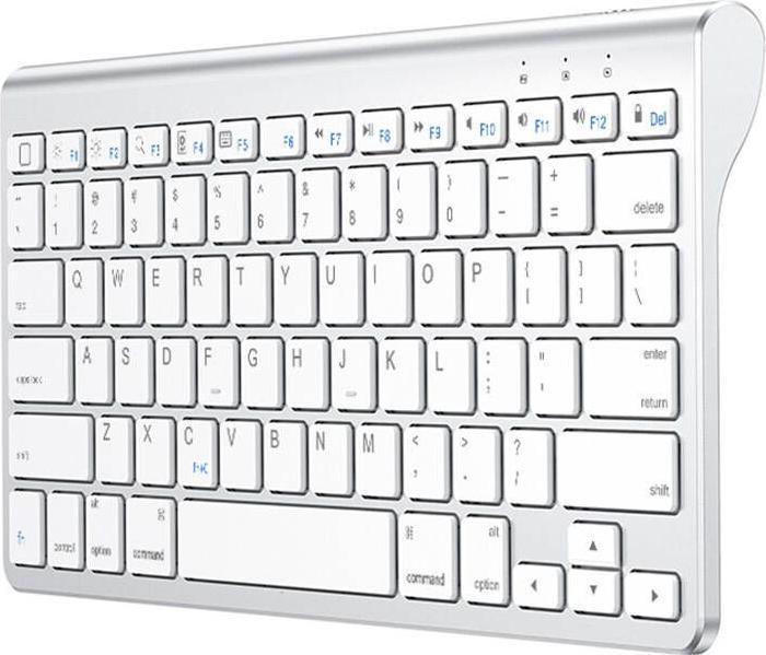 Immagine prodotto Omoton Combinazione di mouse e tastiera per IPad/IPhone KB088 (argento) (iPad)