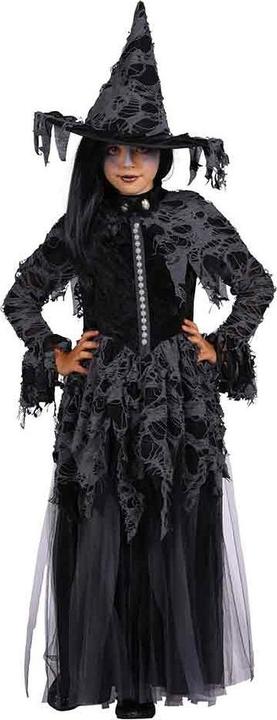 Produktbild Thetru Madchen Kleid Voodoo Hexe, Der Tod, schwarz (140, 152)