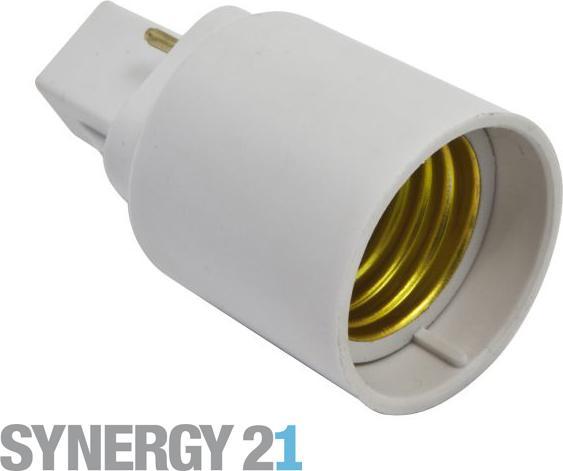 Actual product image Synergy 21 LED adapter G24->E27