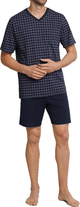 Produktbild Schiesser kurzer Pyjama Shorty Schlafanzug 100% Baumwolle | auch in Übergrössen (60)
