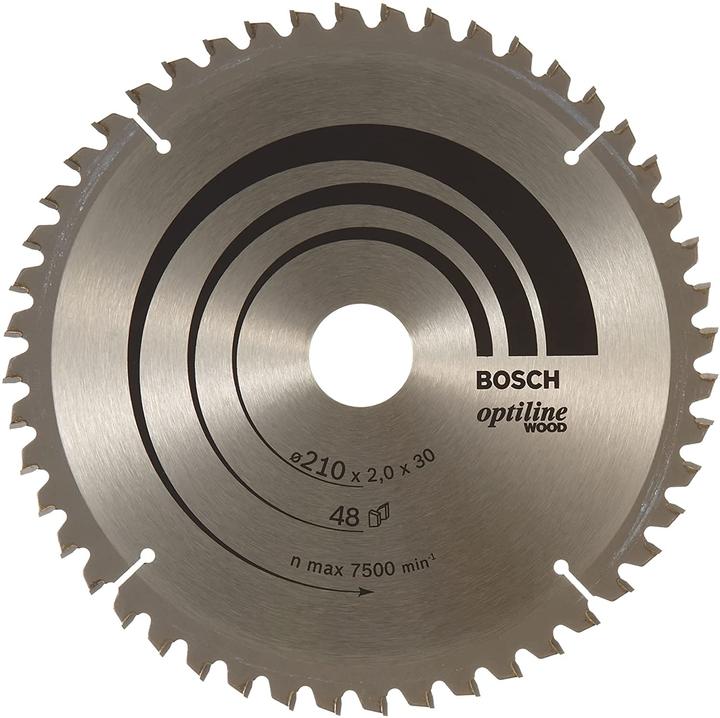 Bosch Professional Zubehör PRO Wood Kreissägeblatt, 210 x 2 x 30 mm