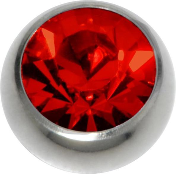 Actual product image Bijouteria Piercingball (Surgical steel 316L, Crystal)