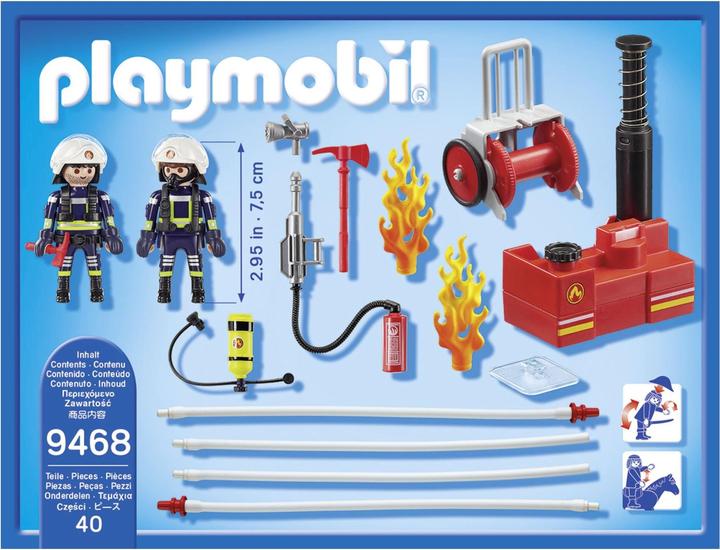 Image du produit Playmobil Pompiers avec pompe à incendie (9468, Playmobil City Action)