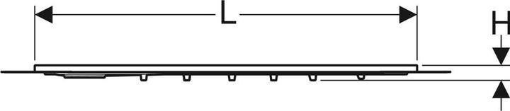 Actual product image Geberit shower tile Setaplano, 154.293.11.1, 75x170 cm, height 4.5 cm, white-alpine