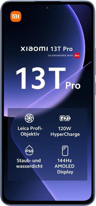 Actual product image Xiaomi 13T Pro (1000 GB, Alpine blue, 6.67", Dual SIM, 50 Mpx, 5G)