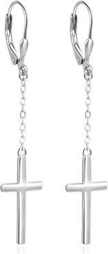 Beneto Flattering silver dangle earrings AGUC3351