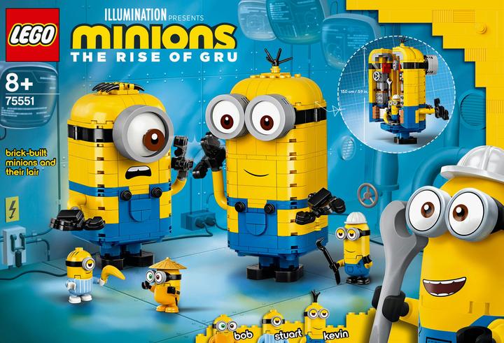 Image du produit LEGO 75551 Minions Figurines Brique et sa cachette (75551, LEGO Minions)