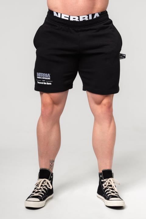 Produktbild Nebbia Sweatshorts Gym Bro 352 - black (L)