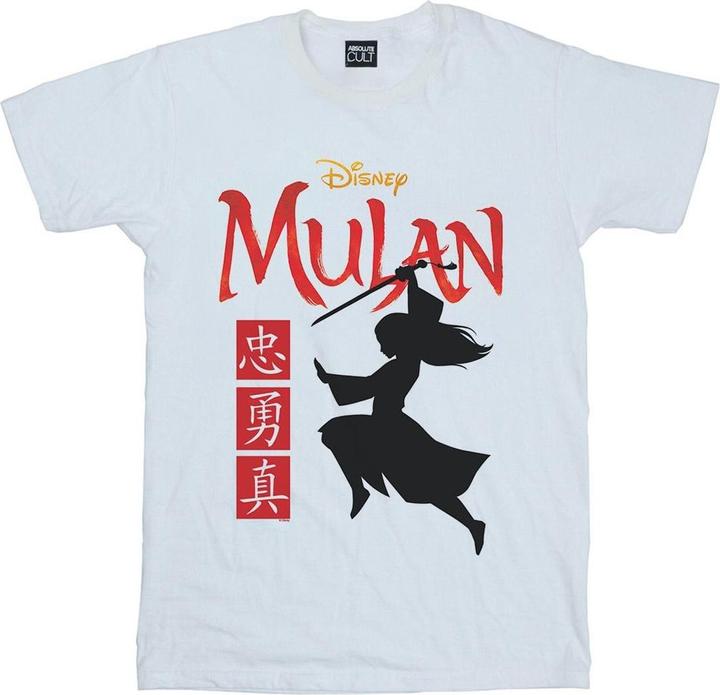 Disney Mulan Movie Warrior Silhouette TShirt (5XL)