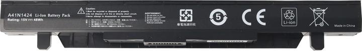 Immagine prodotto AccuCell Batteria adatta per ASUS GL552 A41N1424, ROG FX-PLUS, Li-Ion, 14.8V, 2800mAh, 41.4Wh (2800 mAh)
