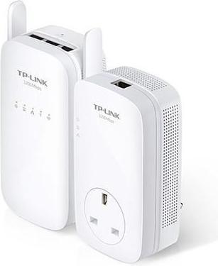 Produktbild TP-Link AV1200 Gigabit Powerline AC WLAN KIT bis zu 1200MBit/s Powerline Datenrate (1200 Mbit/s)