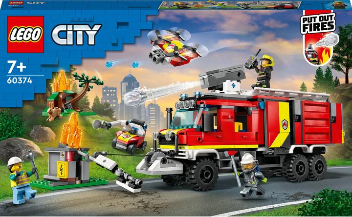 Actual product image LEGO Fire brigade command vehicle (60374, LEGO City)