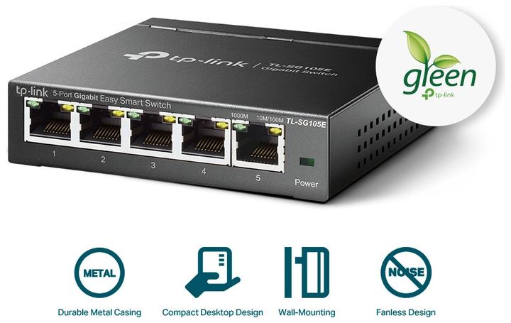 Image du produit TP-Link Tl-Sg105e (5 Ports)