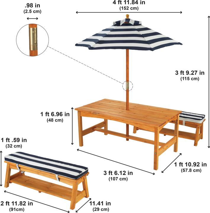 Image du produit KidKraft Set de table de jardin