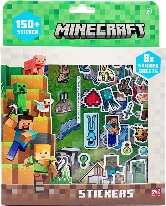 Actual product image Minecraft-Aufkleberset