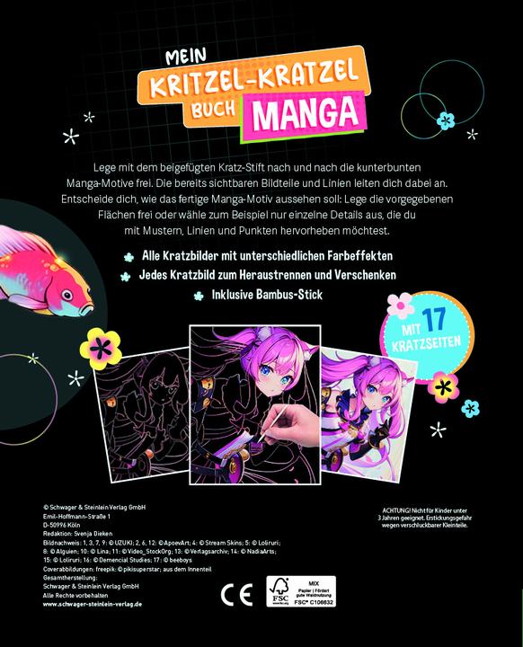 Actual product image Mein Kritzel-Kratzel Buch Manga