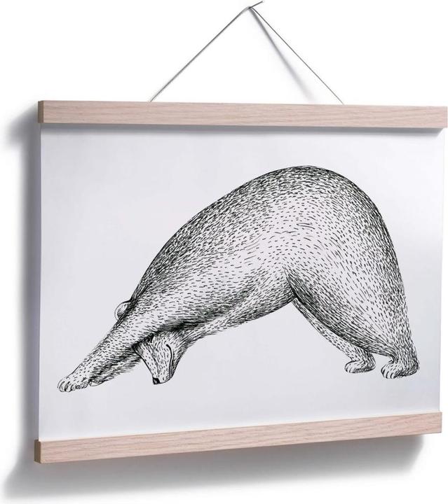 Immagine prodotto Trenddeko Orso Yoga 01 (60 x 50 cm)