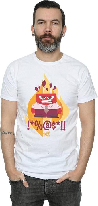 Actual product image Disney Mens Inside Out Fired Up T-Shirt (L)