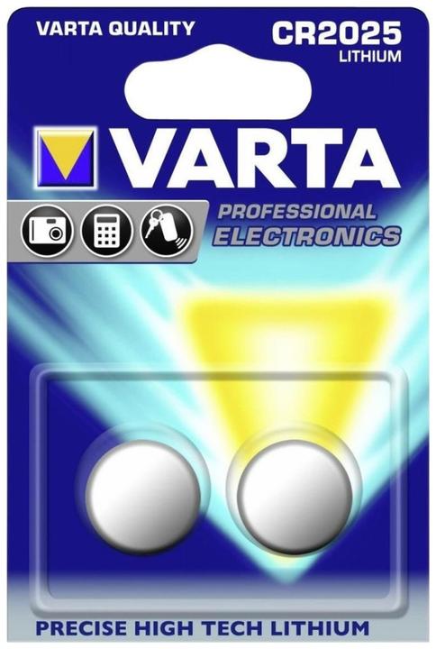 Image du produit Varta Électronique CR2025 (2 pcs, CR2025, 165 mAh)