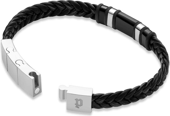 Immagine prodotto Police Wavebreaker (1.10 cm, Acciaio inox/pelle)