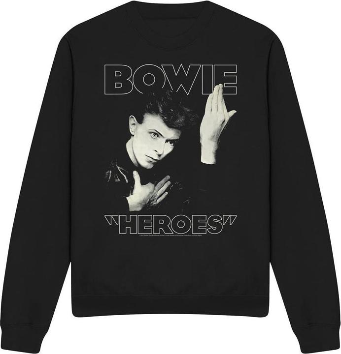 Produktbild David Bowie Heroes Cover Sweatshirt (L)