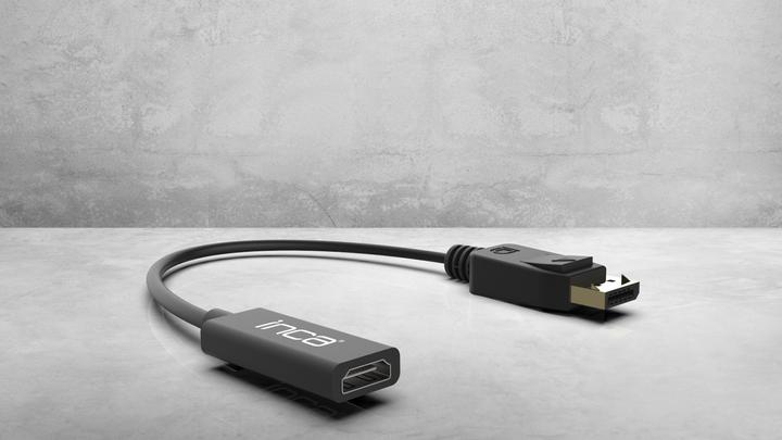 Image du produit Inca Adaptateur DisplayPort IDPH-07 1.4 > HDMI, 4K, 0.2m retail (20 cm)