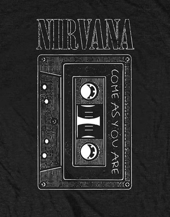 Actual product image Nirvana Adult As You Are Tape T-shirt (XL)