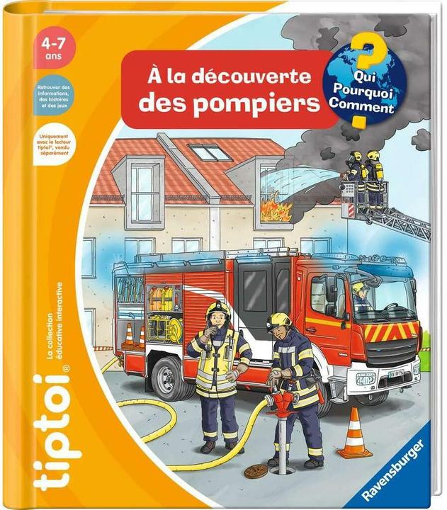 Image du produit tiptoi Livre Pompiers (Français, Collectif, 2023)