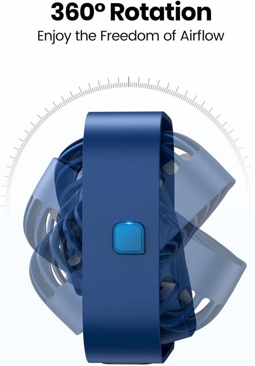 Produktbild TOPK 2-teiliges Mini-Tischventilator-Set (40 dB)