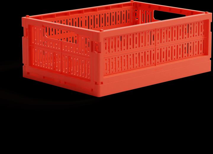 Productafbeelding Made Crate Opbergdoos Midi Zo Helder Rood