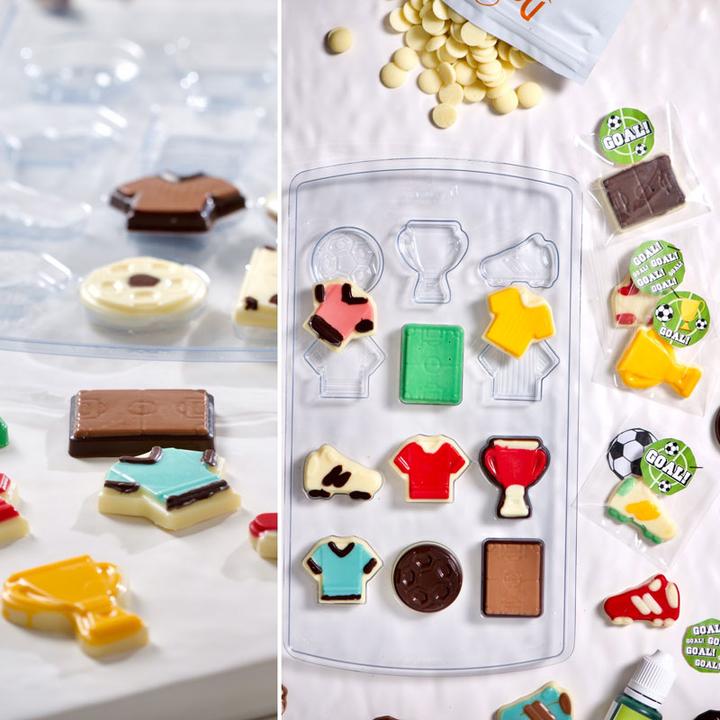 Actual product image Decora Chocolate Mould Football Set (4 cm)