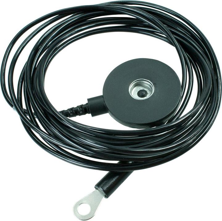 Produktbild Wetec Erdungsleitung, ESD, 10 mm DK/Öse 5,5 mm, 3 m, 1 MOhm (3 m)