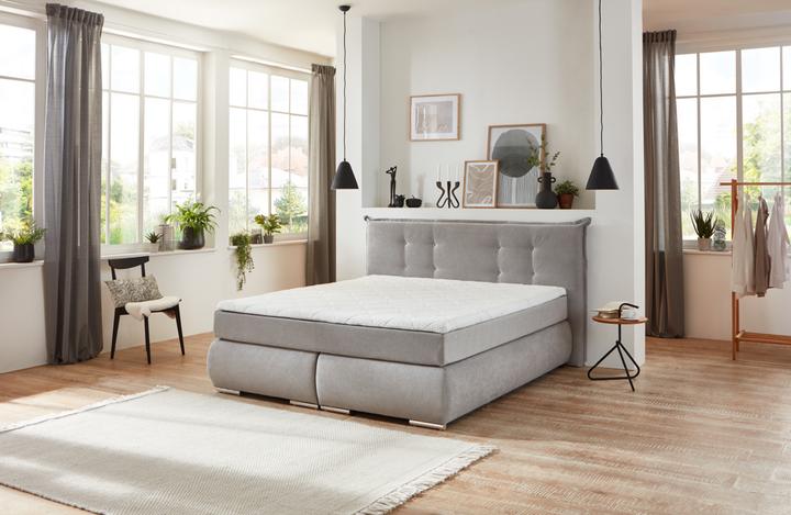 Produktbild Sun garden BX 2310 Ray Boxspringbett Federkern/TFK Matzratze H2/H3 Kopfteil 180x200 cm (180 x 200 cm)
