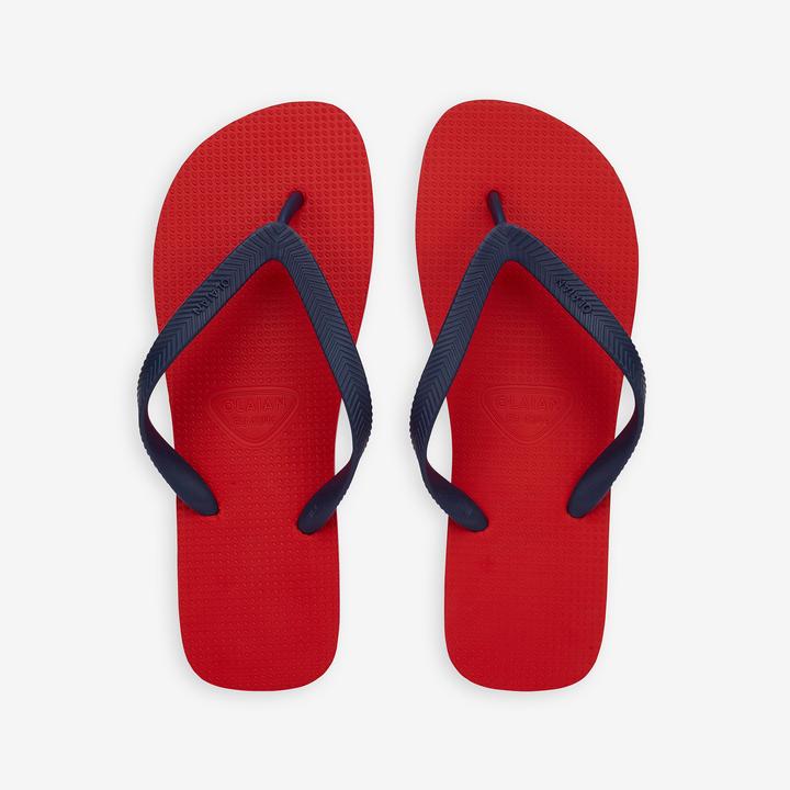 Produktbild Olaian Zehensandalen Herren 500 rot (45)