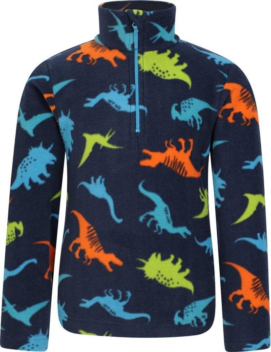 Immagine prodotto Mountain Warehouse Pursuit Felpa in Pile Scheletro di Dinosauro Mezza Cerniera Bambini (158)