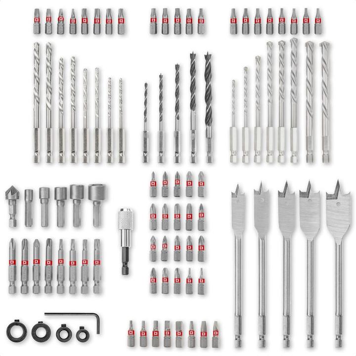 Productafbeelding Einhell 108788 95-delig boor- en bit assortiment (5/16", 1/2", 3x Pz2)