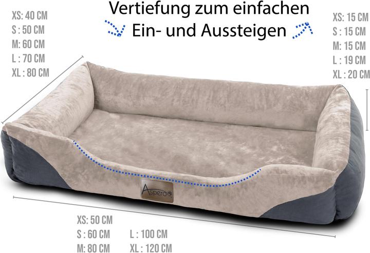 Actual product image Aspero Dog Bed Hanko (Dog)