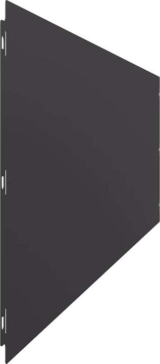 VidaXL Rasenkanten 10 Stk. Schwarz 25x103 cm Kaltgewalzter Stahl Gartenkante (103 cm)