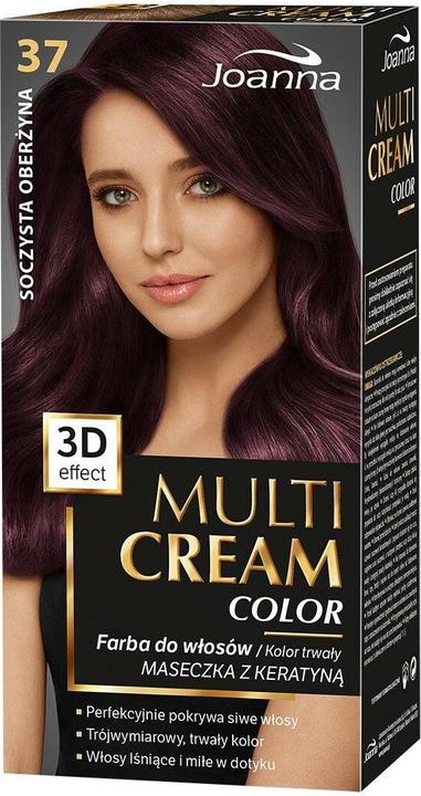 Joanna Multi Cream Color Hair Dye 37 Juicy Aubergine (Juicy Aubergine)