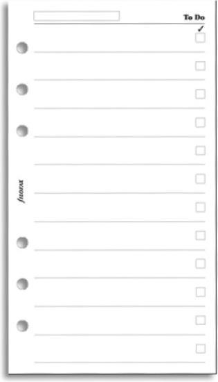 Immagine prodotto Filofax Da fare (95 x 171 mm, Tedesco)