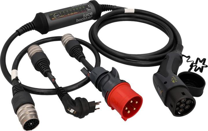 Produktbild Juice Technology Juice Booster 2 Basic Set Schweiz (Typ 2, 22 kW, 32 A, CEE32 rot, Typ 13)