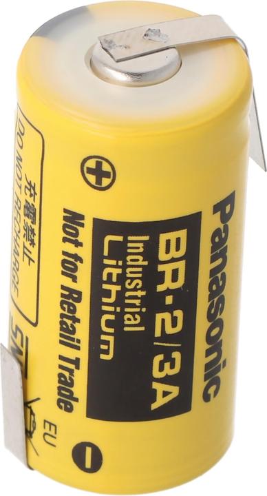 Produktbild Panasonic Batterie BR-2/3 A mit Lötfahnen in Z-Form (1 Stk., A23, 1200 mAh)
