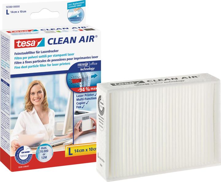 tesa CLEAN AIR Feinstaubfilter L für Laserdrucker