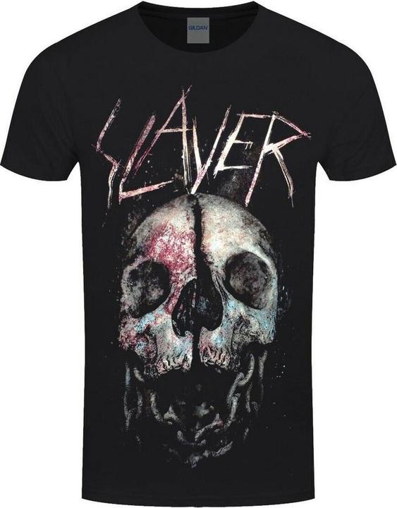 Actual product image Universal Textiles Unisex Adult Cleaved Skull T-Shirt (L)