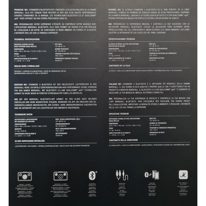 Produktbild Marshall Stanmore II (Netzbetrieb)